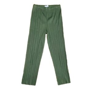 Issey Miyake Pleats Please Olive Army Green Pants